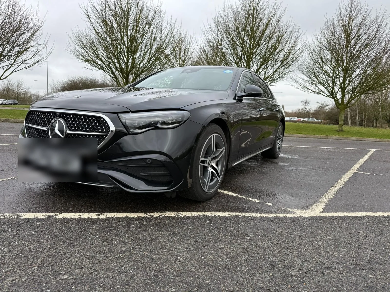 Mercedes-Benz E-Class front three-quarter exterior view