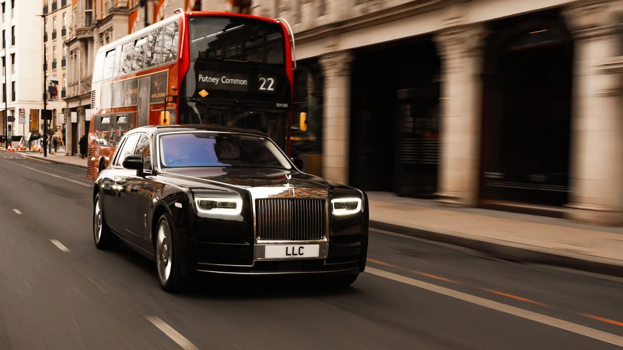 Rolls-Royce Phantom on a London street